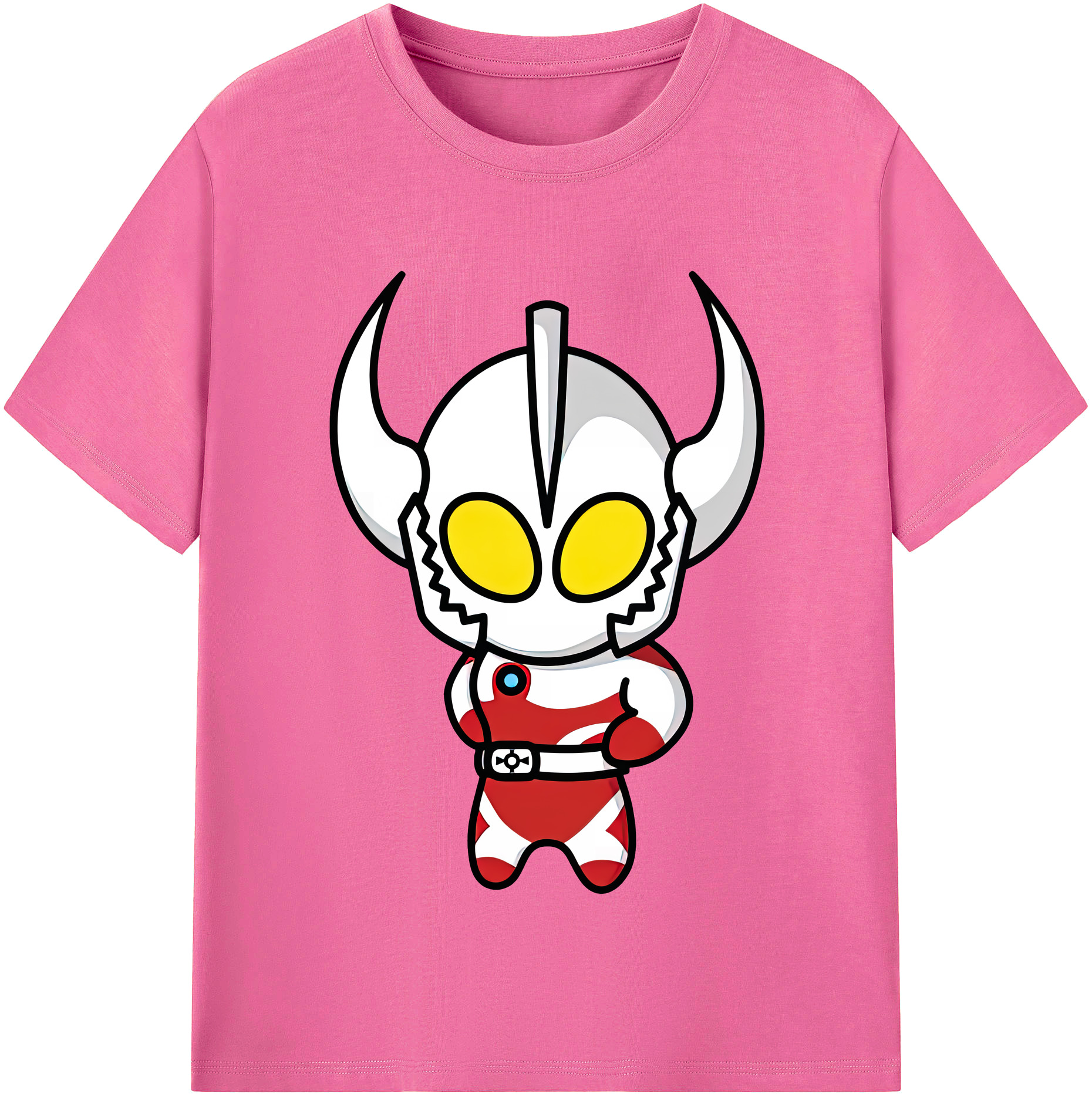 （画像用） ウルトラマン Ultraman レディースカジュアルプリントTシャツ（綿100％）